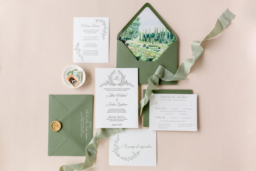 nature inspired wedding invitations